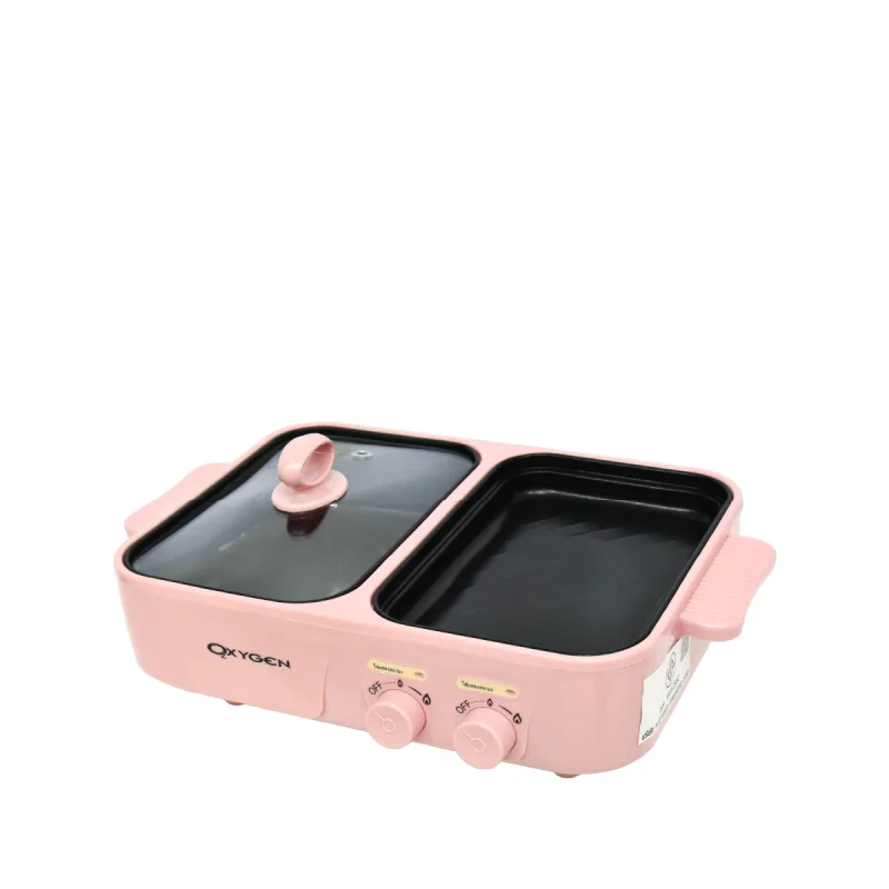 Alternative view of เตาย่างพร้อมหม้อต้ม ไซต์มินิ | รุ่น KW-307 ( สีชมพู )