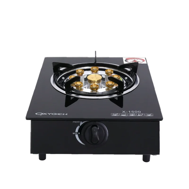 เตาแก๊ส หน้ากระจก หัวเทอร์โบ | รุ่น X-1500