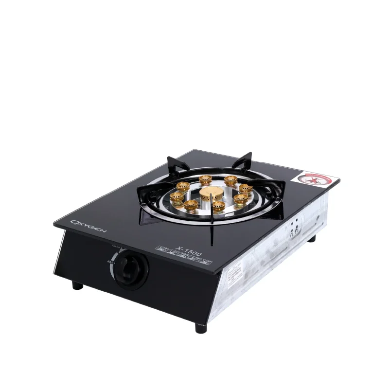 Alternative view of เตาแก๊ส หน้ากระจก หัวเทอร์โบ | รุ่น X-1500